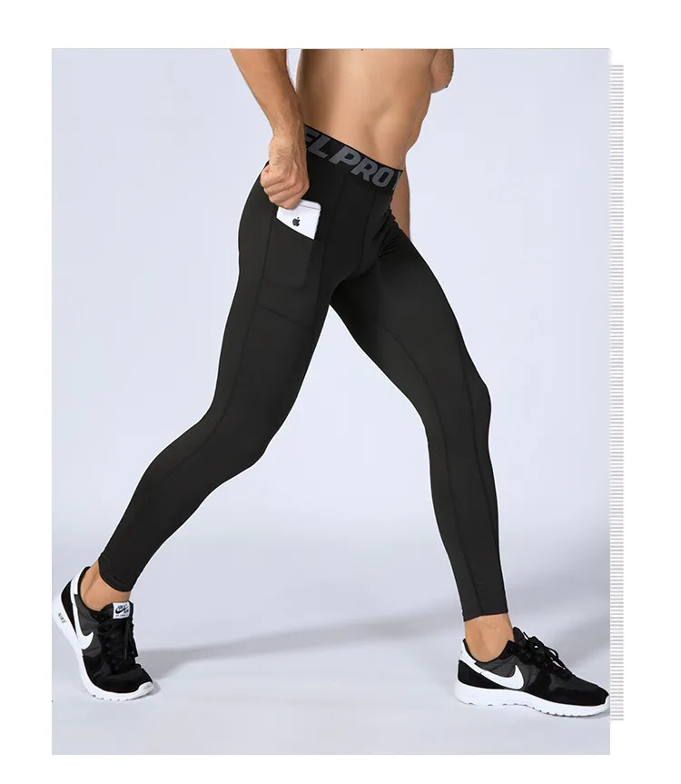 Man Fitness With Pockets Pro Running Training Sports Running