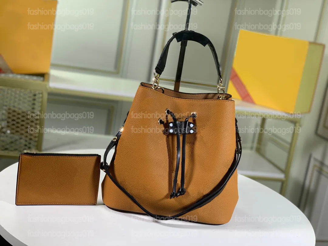 Tote NeoNoe Kova çantası Bayan Tasarımcı Luxurys Crafty M56888 Çanta Omuz Çantaları Çiçek Baskı Neo Noe İpli CrossBody Omuz Çantası Açık Sırt Çantası