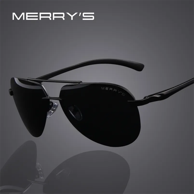 MERRYS Men 100% Polarized Aluminum Alloy Frame Sunglasses Fashion Mens Driving Sunglasses S8281 220531