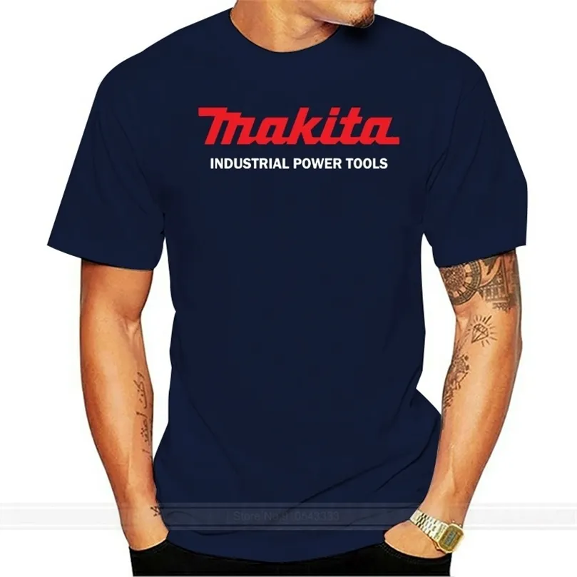 T-shirt Industrial Power Tools Leader in T-Shirt Moda Menção Men da marca de algodão Teeshirt 220509