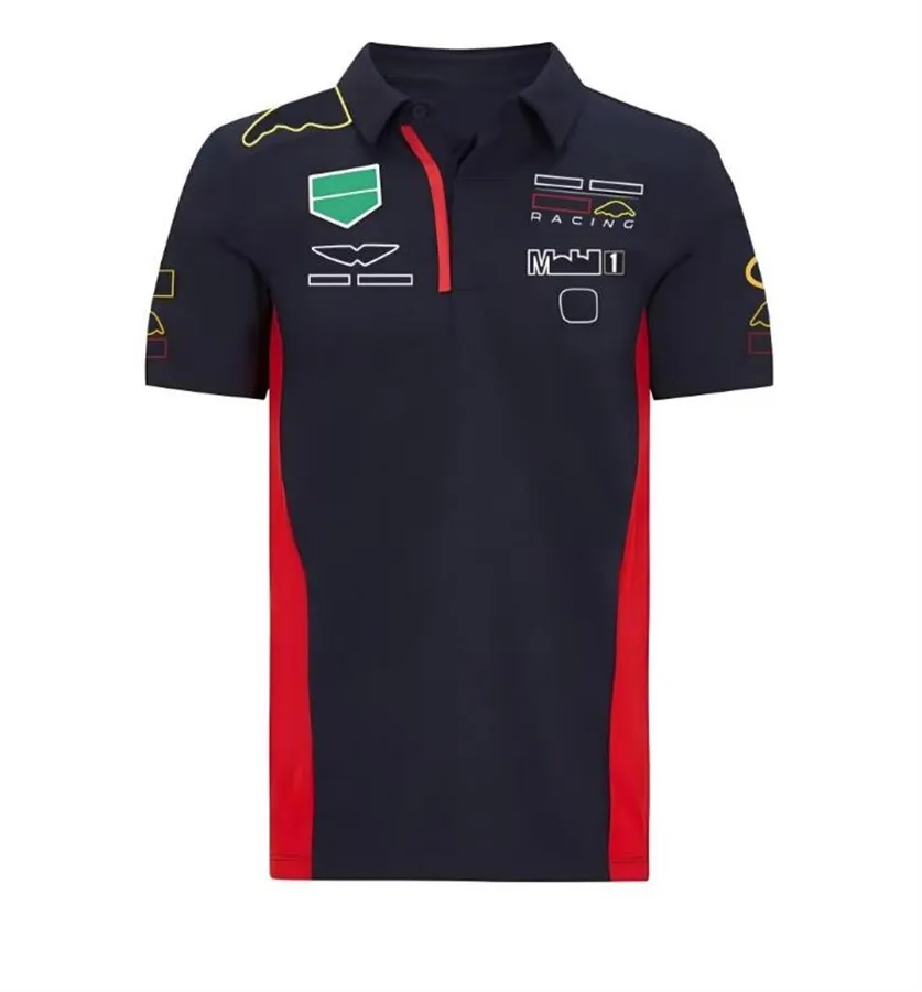 F1フォーミュラワンTシャツハーフスリーブポロクイックドライスーツチームレーシングスーツカスタム2022 NEW