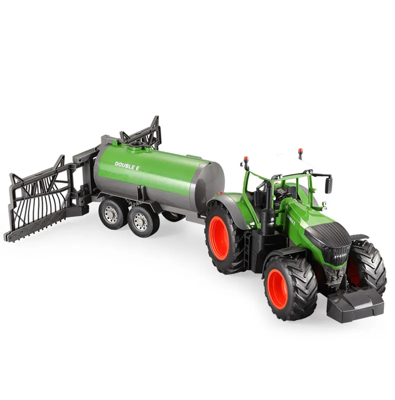 RC Truck Landbouwtractor 24G Afstandsbediening Water TruckRake Hoge Simulatie Grote Bouw Voertuig Kinderen Speelgoed Hobby 220817