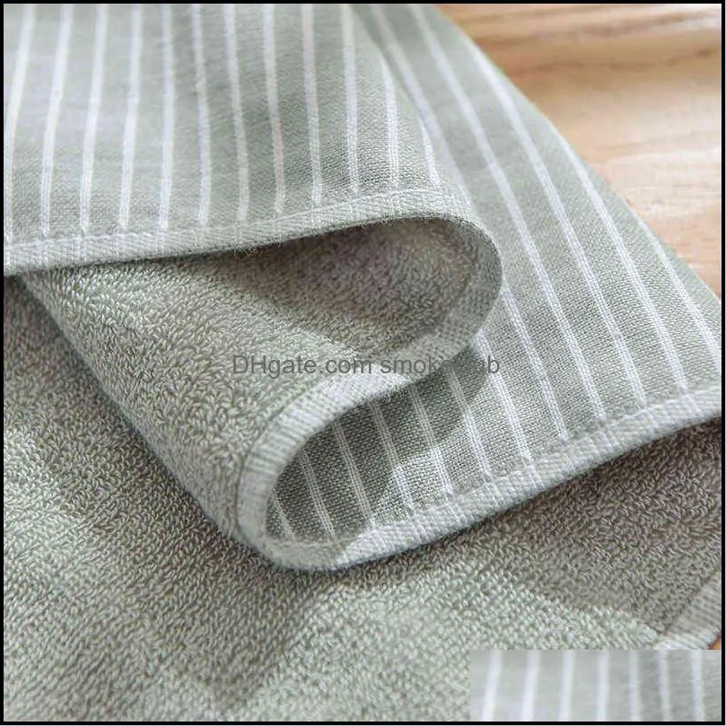 Beroyal Brand 3Pcs/Set 100% Cotton Hand Towels for Adults Striped Hand Towel Face Care Magic Bathroom Sport Towel 34x76cm Y220226