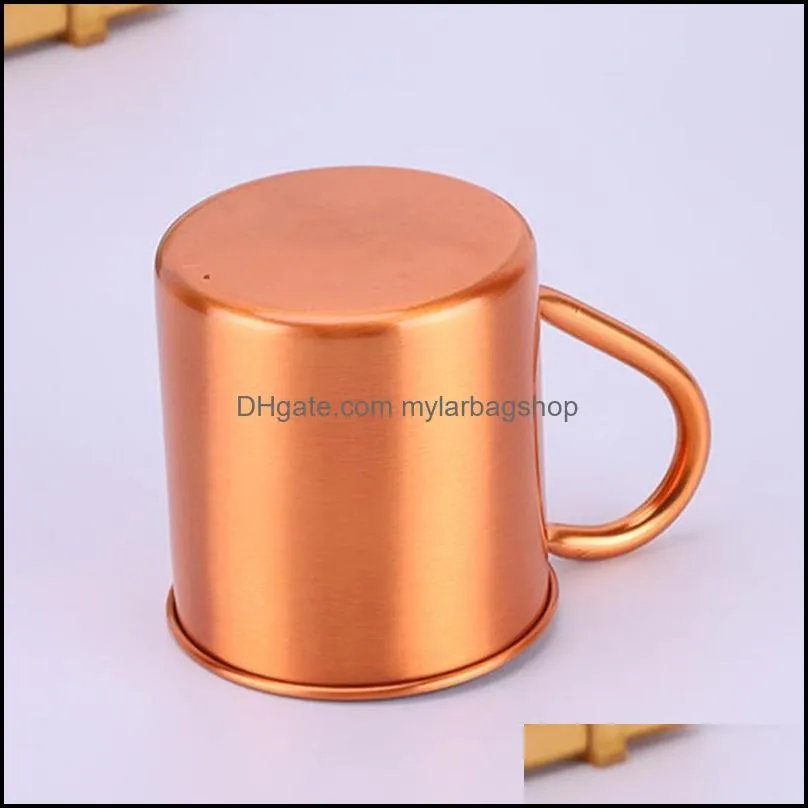 mugs 16oz pure copper mug creative coppery handcrafted durable moscow mule coffee for bar drinkwares party kitchen