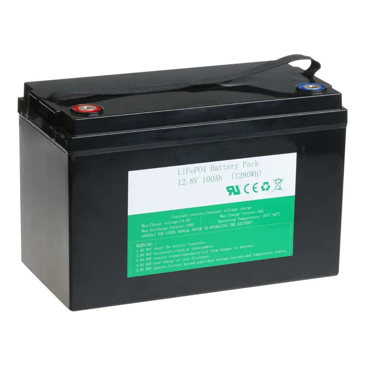 Chargeable 12.8V 100AH Lifepo4 Battery pack motorcycle battery Solar Power System Battery