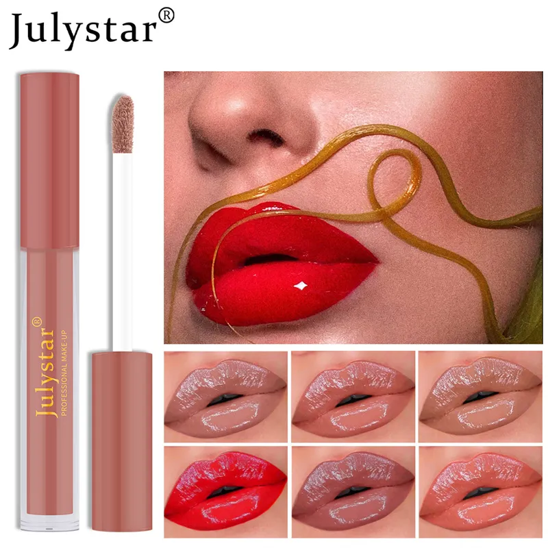 Spegel vatten läppglans fuktgivande flytande läppstift varar plumping lipgloss sexig läpp plumper makeup