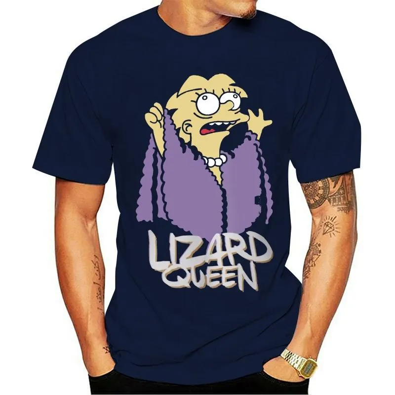 Men's T-Shirts Men T Shirt Personalized I AM THE LIZARD QUEEN! For Man O-Neck Funny T-shirt Novelty Tshirt Women