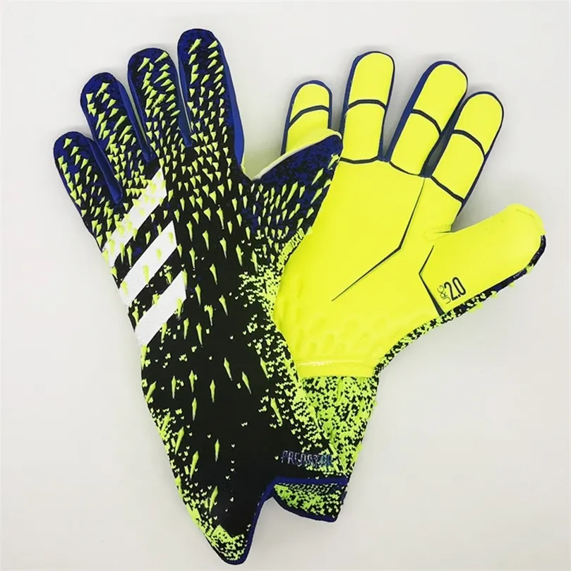 Top Gants de gardien de but en latex pour enfants Aldult Gants de gardien de but de football professionnels antidérapants Homme Gant de football Guantes De Portero 220708