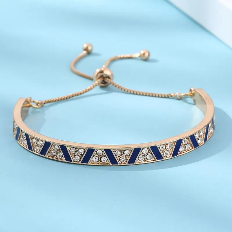 Pandora Exotic Stones And Stripes Sliding Bangle Hot Exotic Stones - Main Image