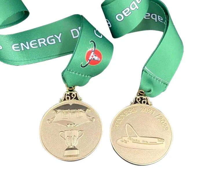 Médaille du vainqueur de la FA Cup 2022 EFL Carabao Gold 2019 2010, gagnants des champions de football à collectionner pour les fans de football239b