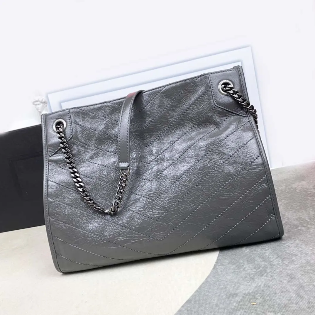 Faltige Öl Wachs Leder Umhängetasche Luxus Designer Frauen Tote Frau Shopper Tasche Top Qualität große Kapazität Handtasche dame Einkaufstaschen