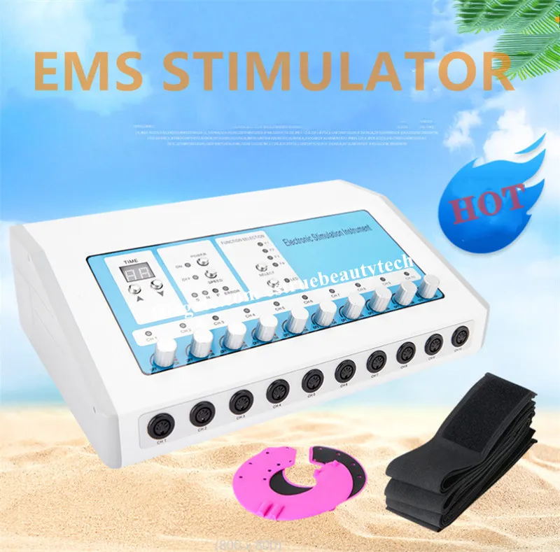 Weight Loss slimming ems muscle stimulation Electrostimulation Machine Russian Waves Electric Muscle Stimulator massager S871