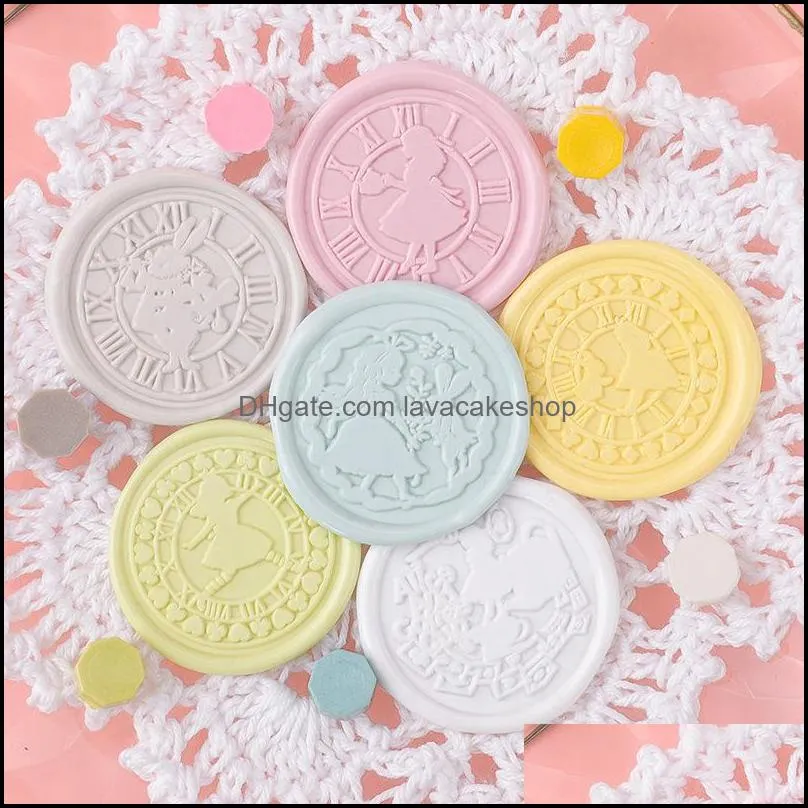 Sublimation Stamp Wax Seal Particle Set Fire Paint Waxs Gift Box Birthday Gifts Seals Envelope Stamps Wedding Invitation Waxes Seales Stamp