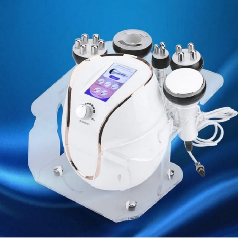 Portable 5 in 1 Vacuum Ultrasonic 40K Cavitation body weight loss slimming machine with RF radiofrequency for fat burning