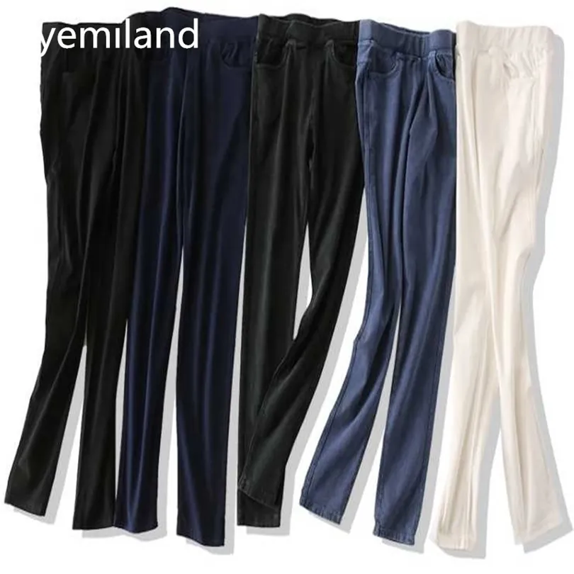 nouveau ayemiland femmes mode loisirs Pure couleur jambe minceur Leggings 201014