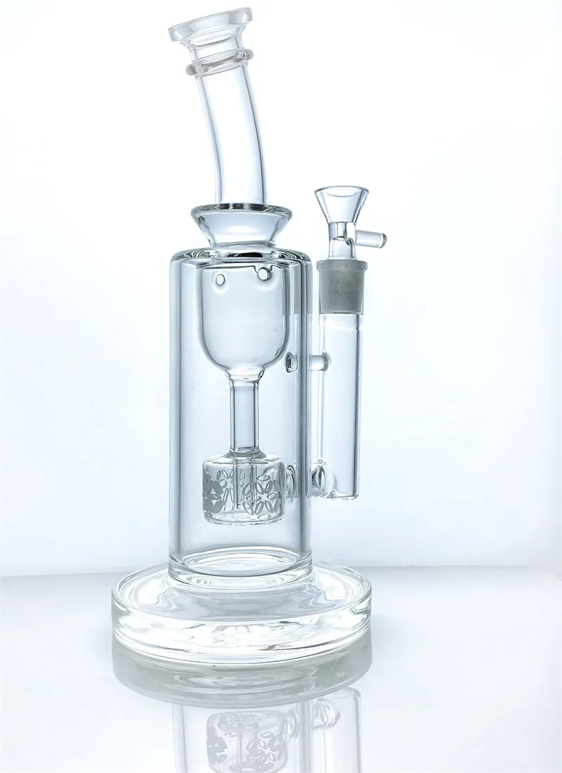 Glass Hosah Life Perc Dab Drilling Rig Bubbler 14mm Joint Drilling Rig