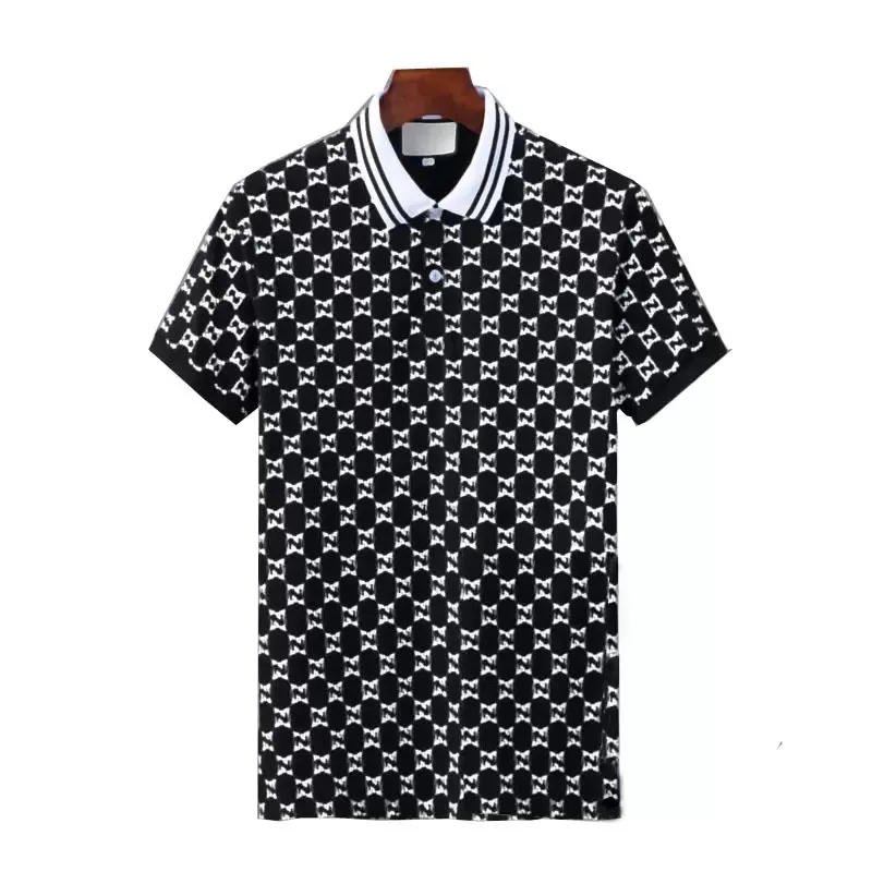 Herren-Poloshirts, Luxus-Italien-Männerkleidung, kurzärmeliges, lässiges Herren-Sommer-T-Shirt. Viele Farben sind erhältlich, asiatische Größe M-3XL 06