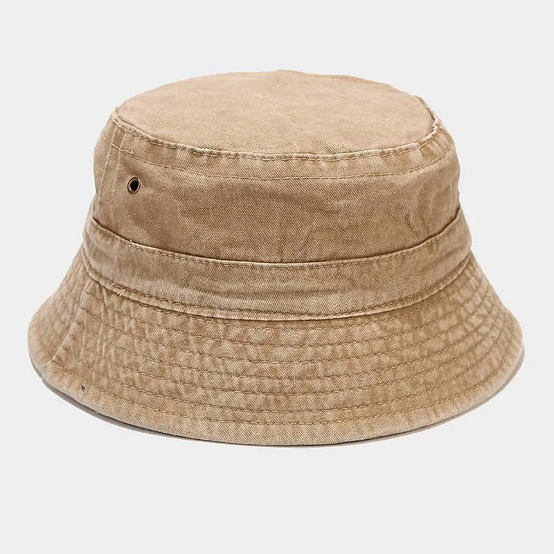 Basker hink hatt stor solskade utomhus fast bassäng vuxen fiskare mode baseball mössor flickor hatberets