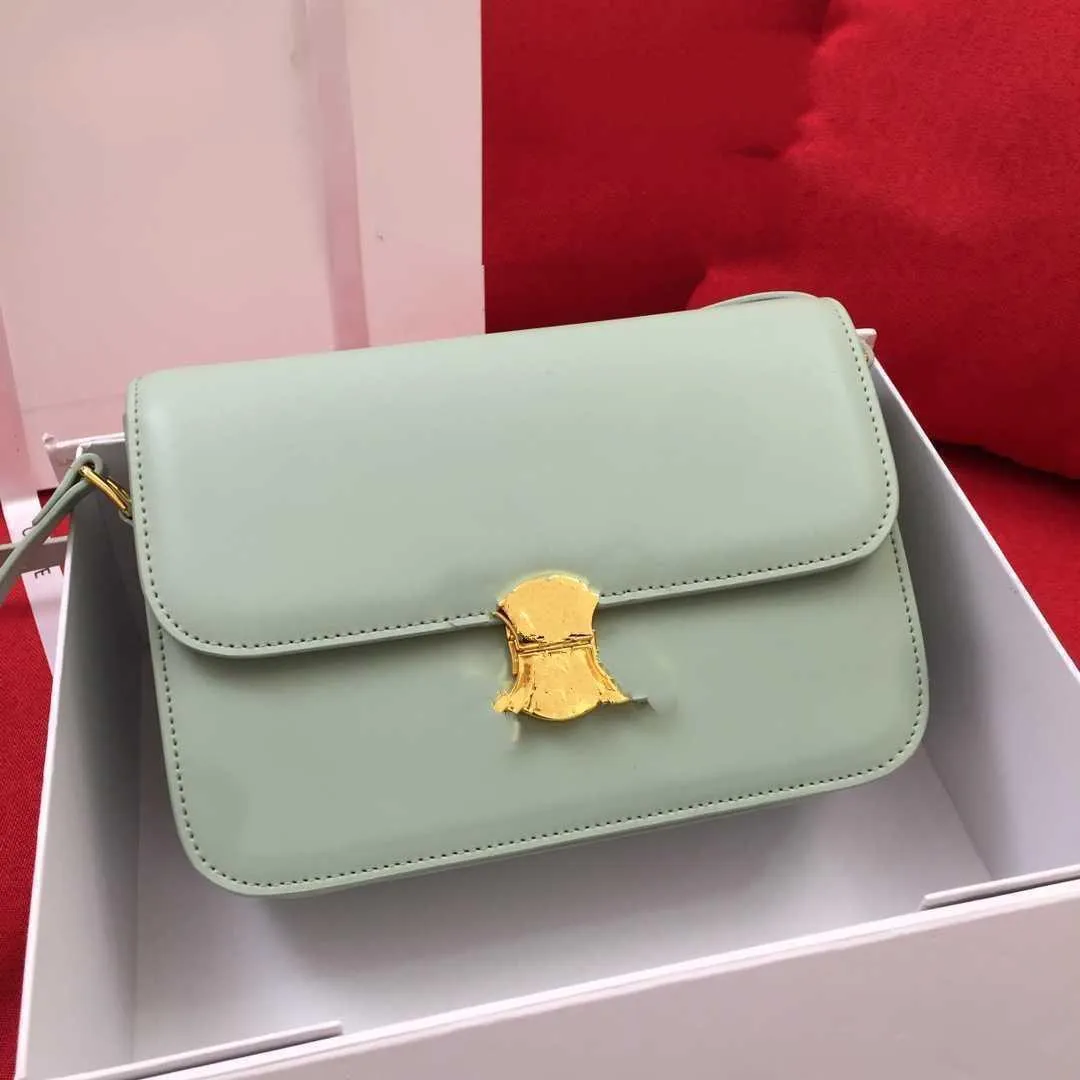 [with box] CEL Crazy INE Sales Fashion Luxury Shoulder Bag Handbags Material Classic Floral Designs Designer triomphe metal button