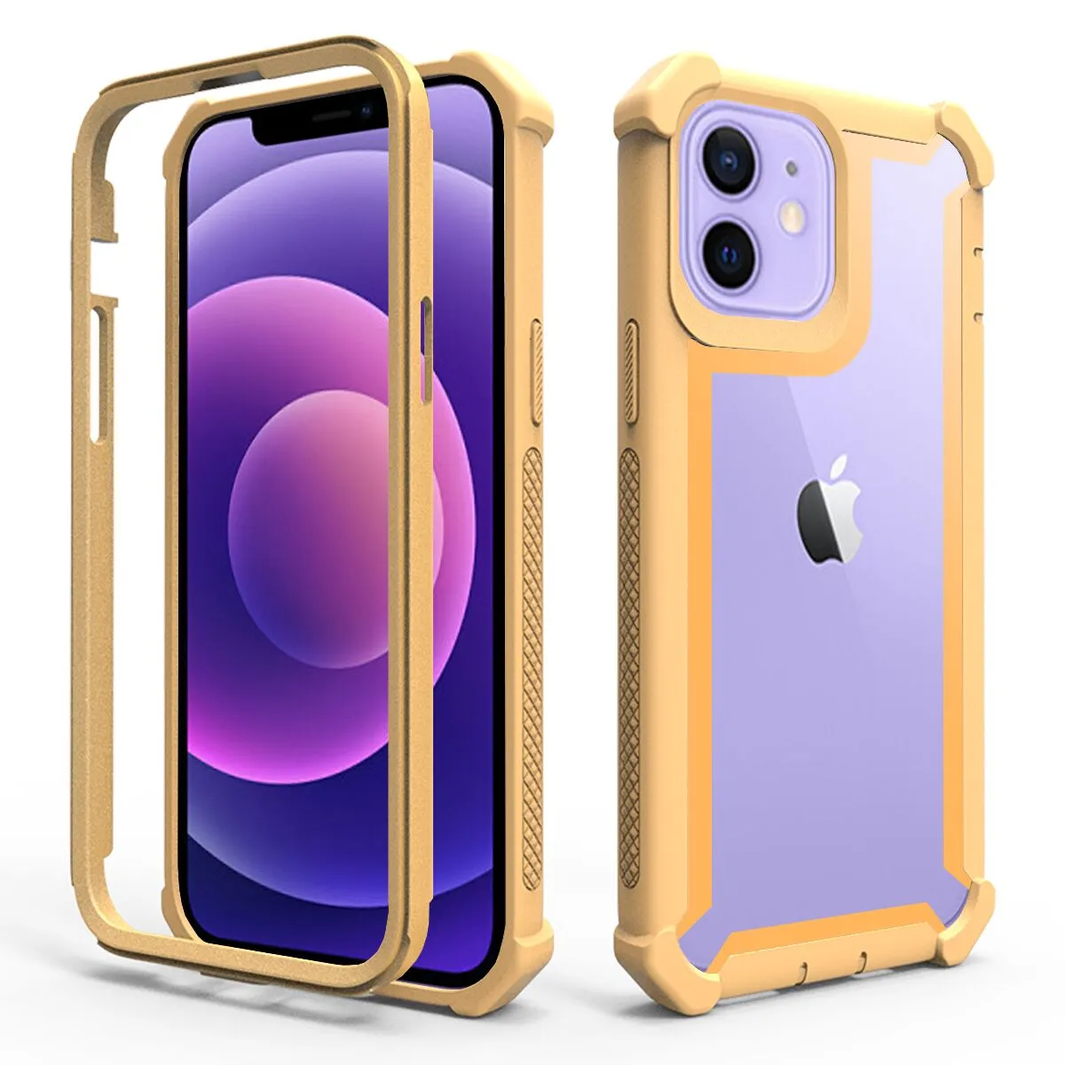 360 Full Body Bumper Чехлы для телефонов для iPhone 14 Pro Max 13 12 11 XR XS 7 8 Plus Heavy Duty Hard PC Defender Crystal Case Акриловый защитный чехол D1