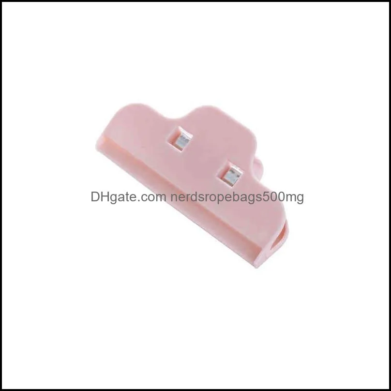 Bag Clip Sealing  Keeping Sealer Clamp Plastic Helper Food Saver Kitchen Gadgets Seal Pour Storage Bags Clips Tea SEAWAY RRF14131