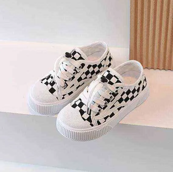 2022 Spring New Children Canvas Shoes Girls Sneakers Breattable Spring Fashion Kids For Boys Casual Sport Shoes Student G220527