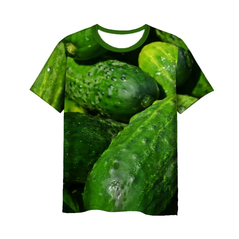 Neue 3D-Druck Kausale Kleidung Fast Food Mode Männer Frauen T-shirt Plus Größe Größe S-7XL 018