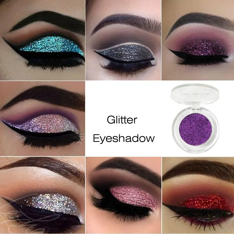 Eye Shadow Glitter Sequins Brightening Eyeshadow Pigment Diamond Waterproof And Long-lasting Natural Make-upEye
