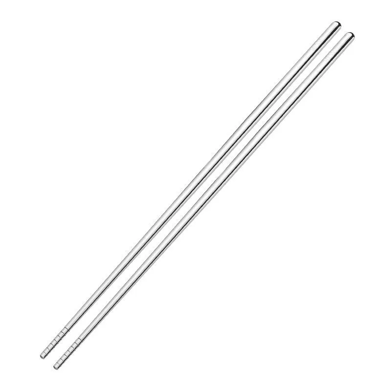 Lengthen Chopsticks Stainless Steel Reusable Japanese Sushi Sticks Korean Hot Pot Noodles Frying Tableware Chinese Chopsticks