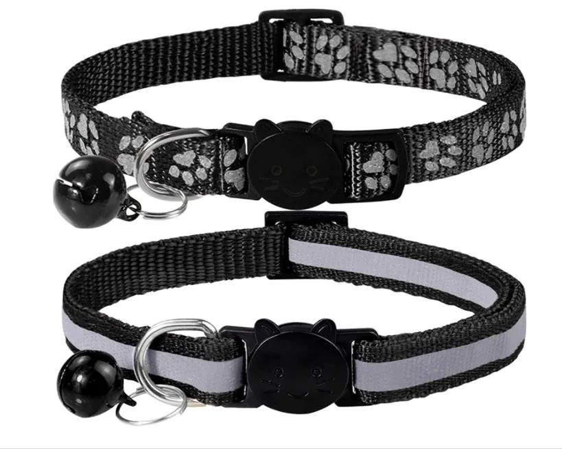Airtag Cat Collar Reflective Air Tag Pet Neck Belt Holder With Safety