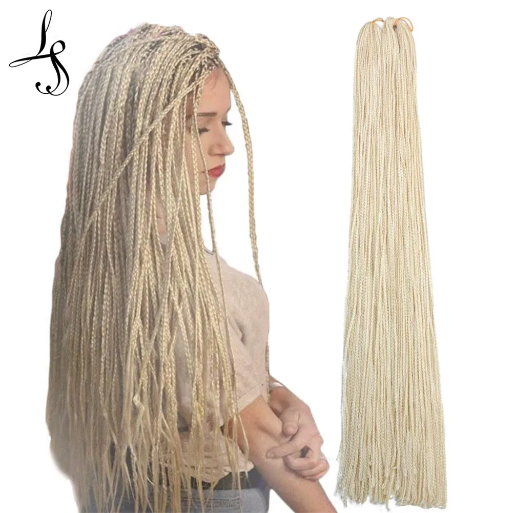 28 Inch Lange ZIZI Haar Gehaakte Vlechten Hair Extensions Bundels Kleine Twist Dreads Haar Synthetisch Haar Vlechten LS09