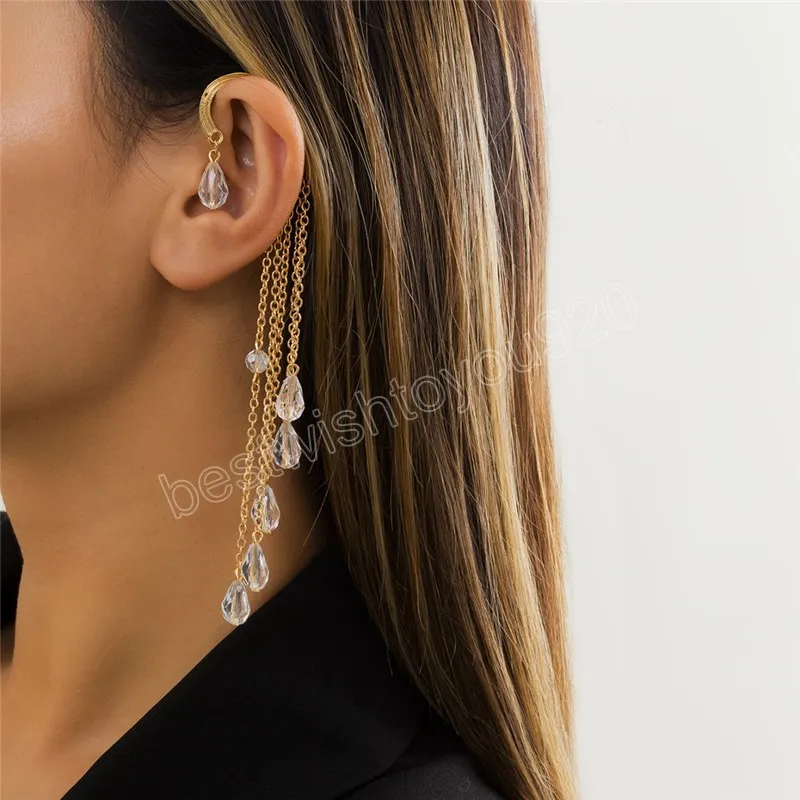 Transparent shop ear chain