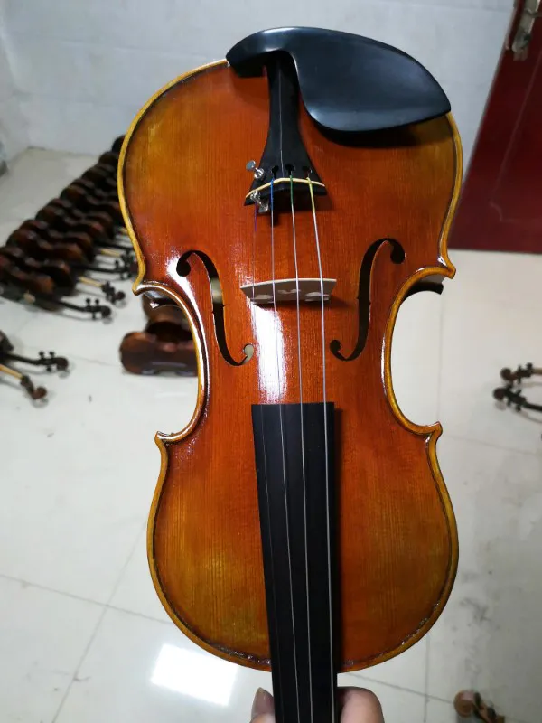 Perfect Sound Quality 100 Handmade Oil Varnish Shaojun Violin 4