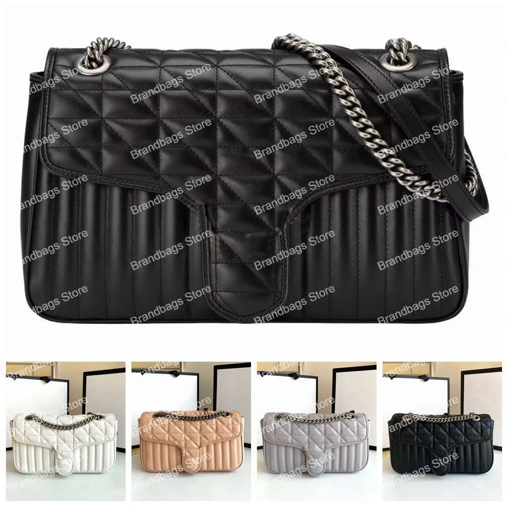 Marmont Bolsos Diseñador Cadena Bolso de hombro Bolsos cruzados Cuero Moda Clásico Cross Body