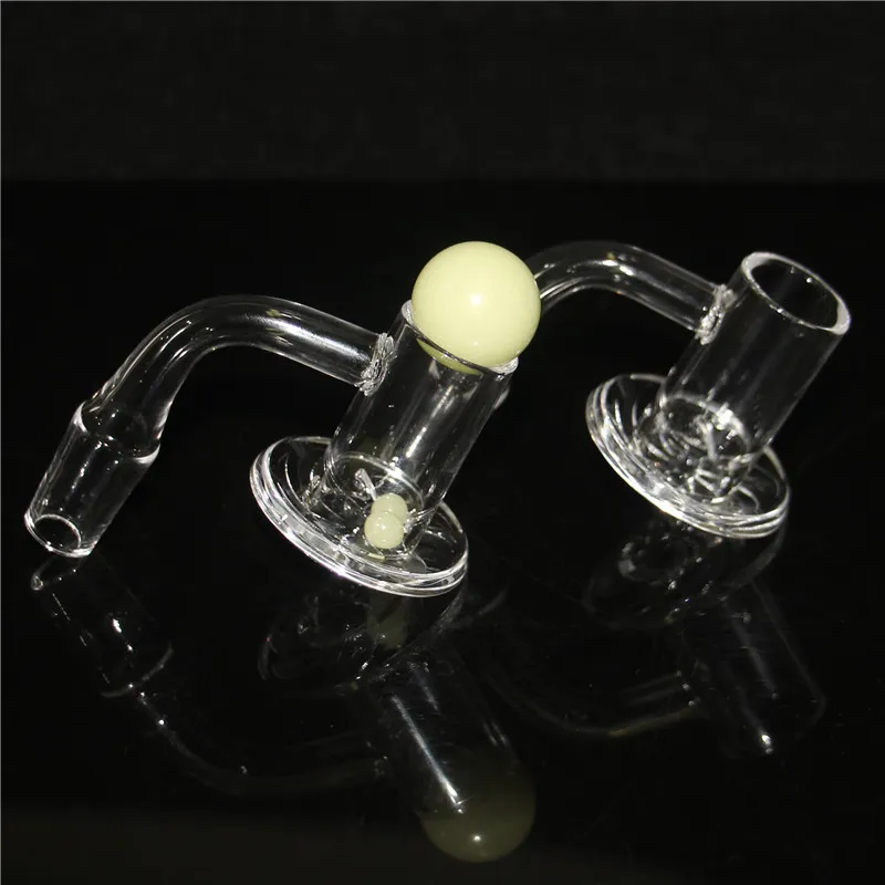 Spinner Quartz Banger Beveled Edge Bangers Smoke Nail With Ruby Terp Pearls Glass Carb Cap For Dab Rig