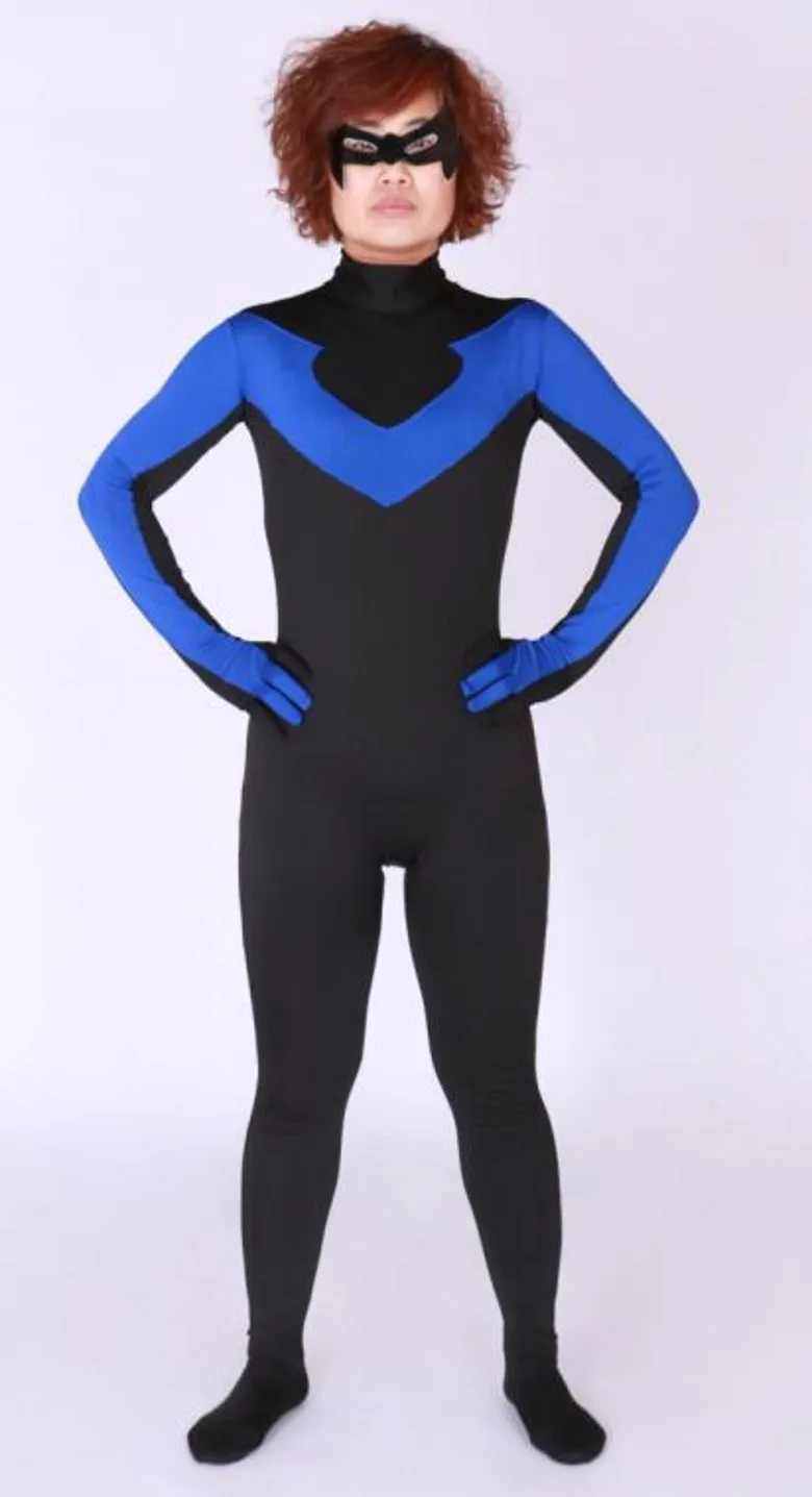 Halloween cospaly supereroe Catsuit Costumi corpo intero Spandex Unitard collant Lycar zentai stage tuta per bambini adulti