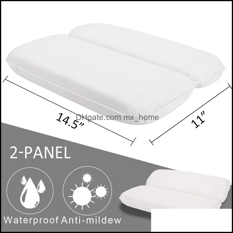 Toilet Supplies Soft Bathroom Pillow Comfortable Spa Bathtub Bathroom AccessoriesNon-slip Home Pillow Hst eadre Powerful Suction Cups