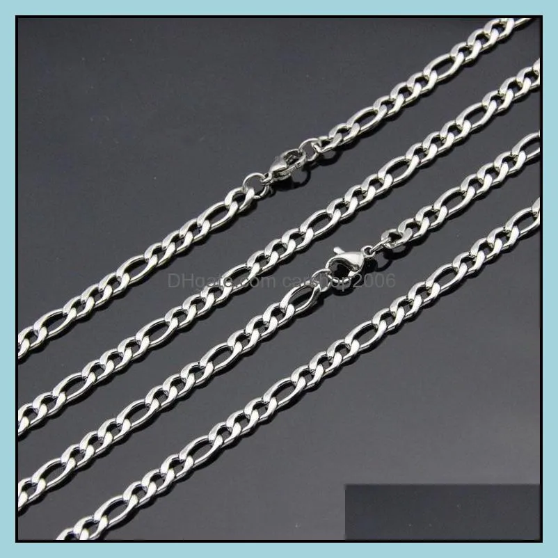 4.5mm gold keel chains necklaces for men titanium steel chain necklace 20 22 24inch jewelry wholesale free shipping - 0713wh