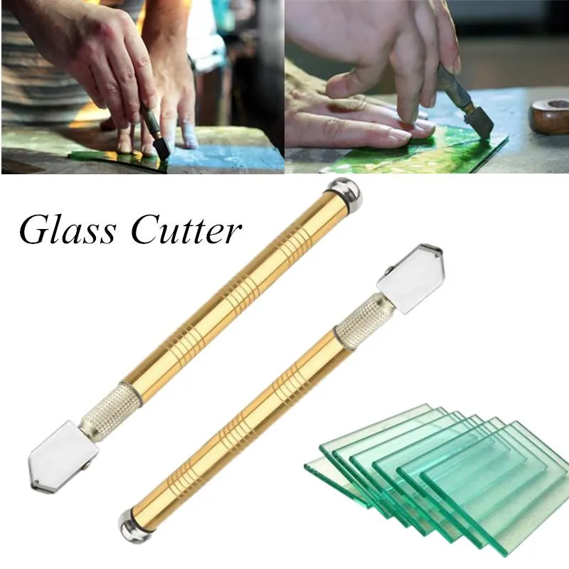 Machining Professional Glass Cutter Portable Construction Tile Sharp Roller-type Metal Handle Cutting Tool WheelMachining