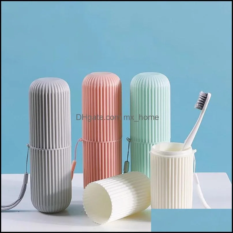 travel portable toothbrush toothpaste holder storage case box organizer household storage cup outdoor holders bathroom