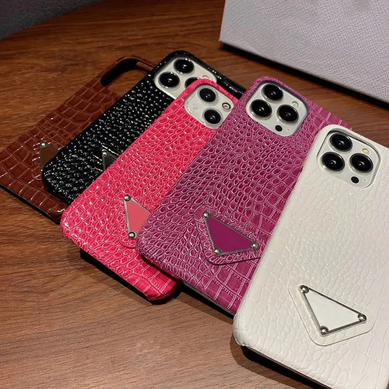 Designe Triangle Phone Cases Casedile Grain Phone Case for iPhone 13 Pro 12 12pro 11 11pro X XS Max 8 7 Plus P Protect Shell عالية الجودة