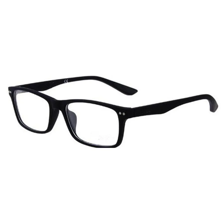 العلامة التجارية الكلاسيكية النظارات إطارات ملونة من البلاستيك الأطر البصرية النظارات العادية نظارات أسود 8145283i