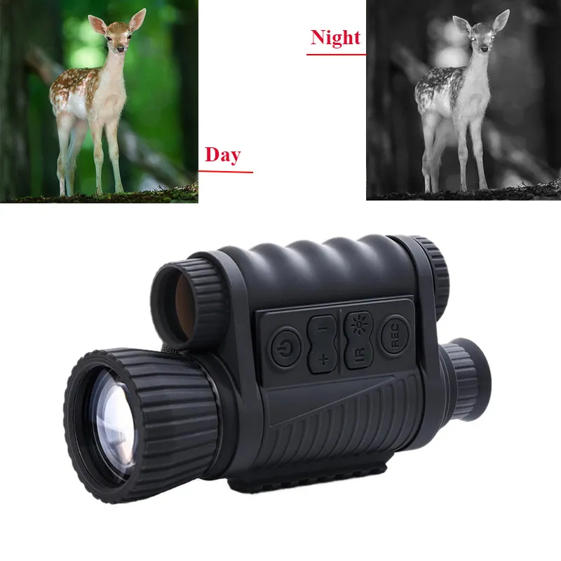 WG650 Night Hunting Digital Scope Infrared 6X50 Night Vision Monocular Optics 200M Range NV Telescope Picture and Video