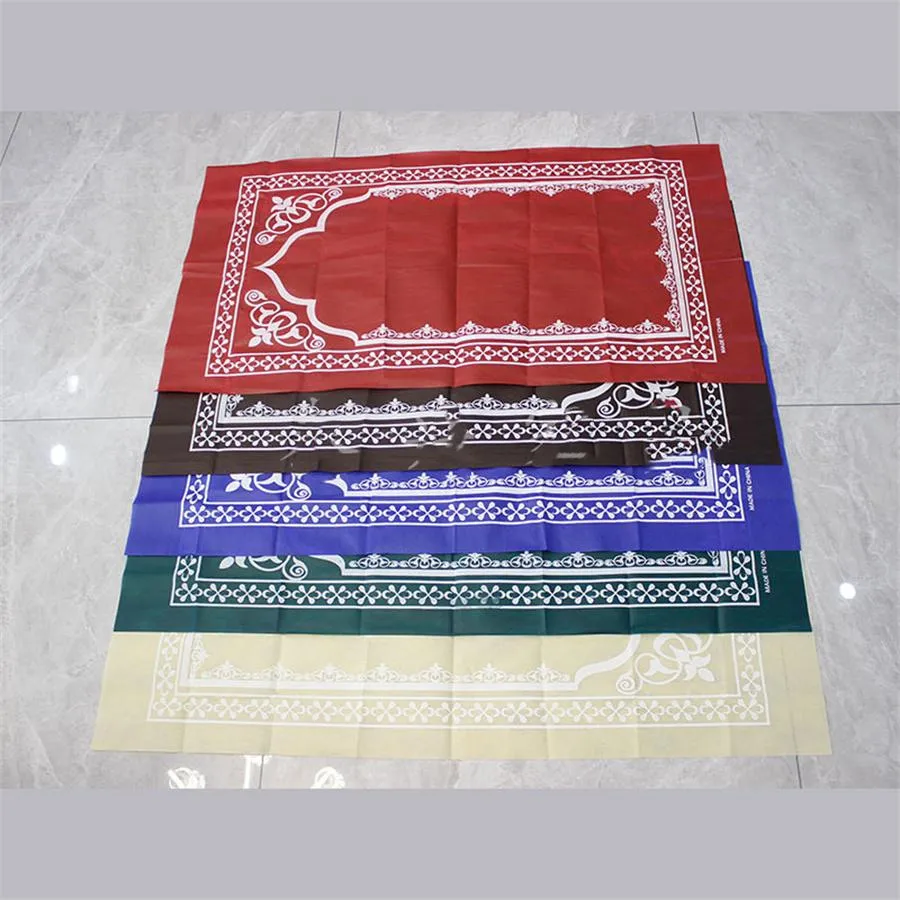 Carpets Portable Muslim Non-woven Worship Blanket Temple Hui Nationality Foldable Prayer Kneeling Blanket