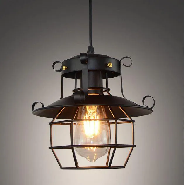 Pendant Lamps Light Metal Industrial Lamp Ceiling Retro Nordic Loft Home Decoration ChandelierPendant