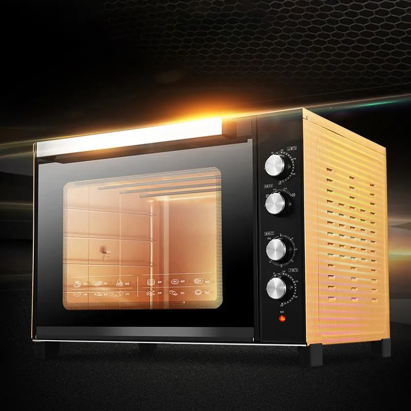 Elektrische ovens HUISHOUD PIZZA OVEN CAKE COMMERCIAAL 100L brood groot luchtkachel elektrisch