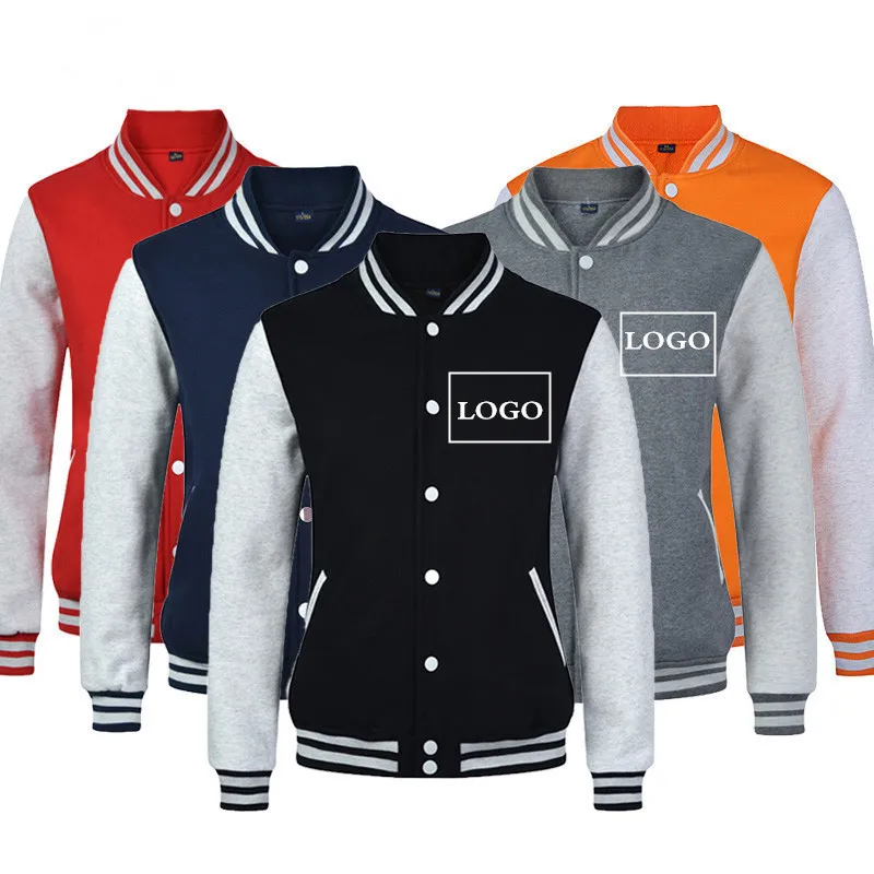 chaquetas de ropa deportiva béisbol unisex al por mayor personalizado hecho  blanco chaqueta de bombardero de béisbol