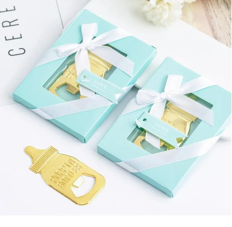 Beer Openers Tools Wedding Favors for Guests Party Supplies Bottle Shape Souvenirs Gifts Alloy Bar Decoration Gadgets