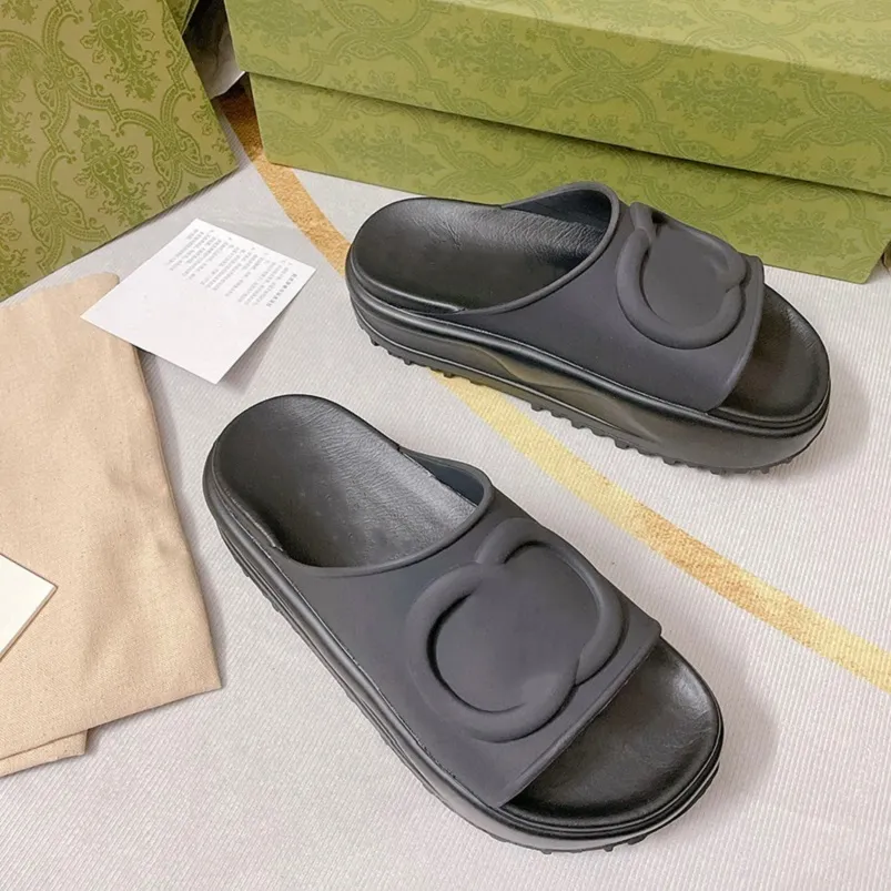 Designer Womens G Sandals platform Slide Mens Slippers Rubber TPU Slides Flip Flops Vintage Candy colors Luxury Summer Outdoor Casual Shoes with box 354