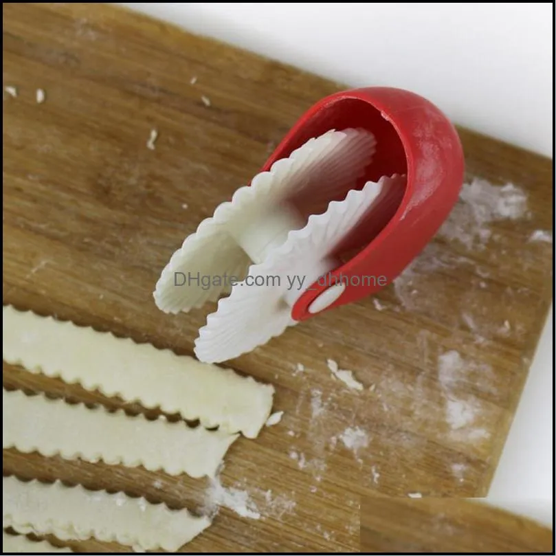 baking & pastry tools spaghenoodle maker lattice roller docker dough cutter tool kitchen helper diy cutting